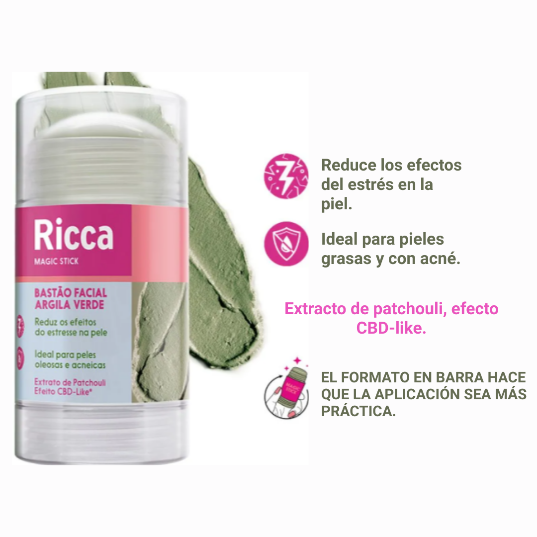 STICK FACIAL ARCILLA VERDE